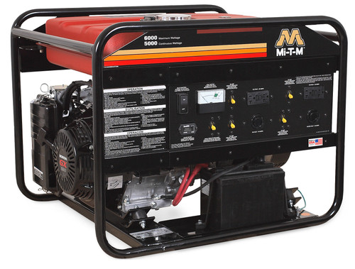 Mi-T-M GEN-6000-0MHE Gasoline and Diesel Portable Generators, 6000-Watt Gasoline