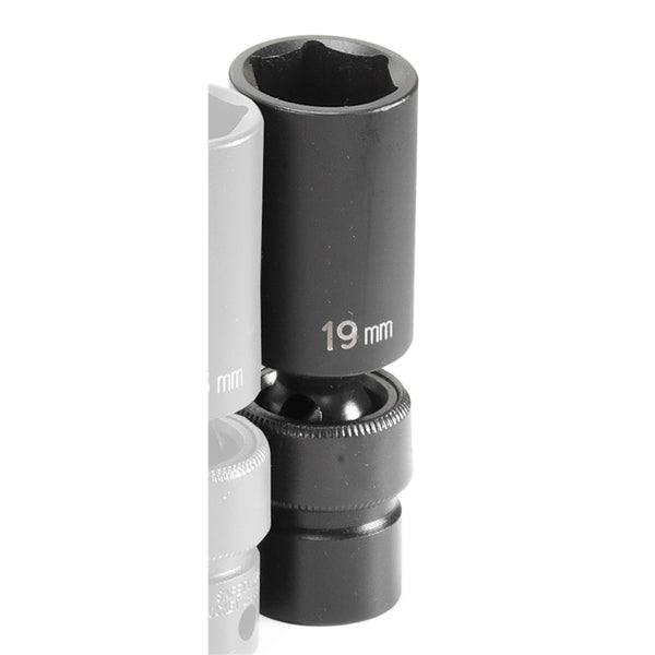 3/8" Drive Deep Metric Universal Impact Socket19mm GRE1019UMD