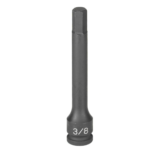 Impact Hex Bit Socket, 3/8" Drive, 11mm Hex Bit, 4" Long GRE19114M