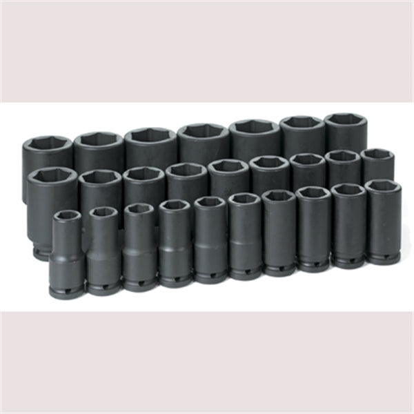 3/4" Dr. 26 Piece Deep Metric Master Set 19-50mm GRE8026MD