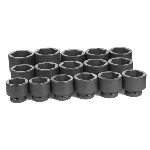1" Dr. 16 Piece Fractional Set 2-1/16" - 3" GRE9016