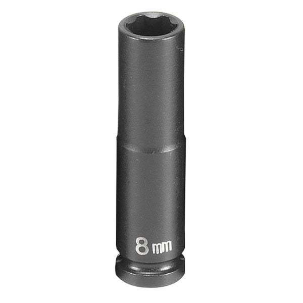 1/4" Drive 6 Point Metric Deep Impact Socket8mm