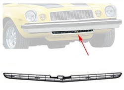 1974 - 1977 Camaro Lower Grille, Black