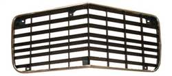 1972 Camaro Black Standard Grille, 3994764