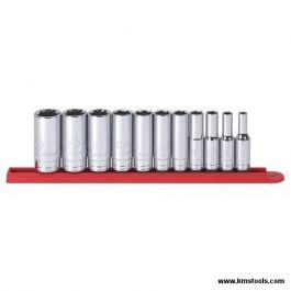 GearWrench 11pc 3/8" Drive 6 Point Deep Socket Set - SAE