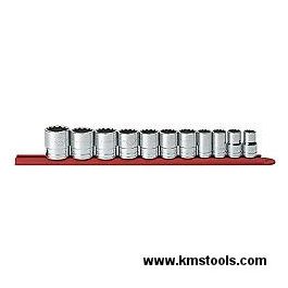 GearWrench 11pc 1/2" Drive 12 Point Socket Set - SAE