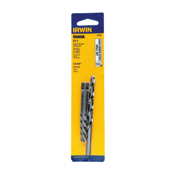 EX-5 + 19/64" Ext & HSS Drill