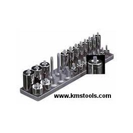 Hansen Global Socket Holder Tray - Metric - 1/2" Drive