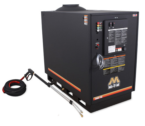 Mi-T-M HG-3004-1208 Hot Water Pressure Washers, HG Series Natural Gas/LP Belt Dr