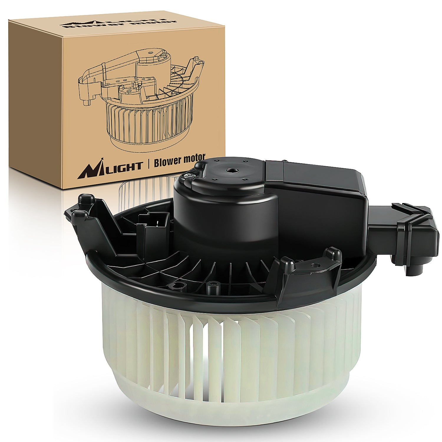 HVAC Heater Blower Motor Fit for Dodge Avenger 2008-2014, Ram 1500 2500 3500, Honda Accord 2008-2012, Chrysler Sebring Ford Jeep Acura Subaru Jaguar Lincoln Replaces # 5012701AB,700012