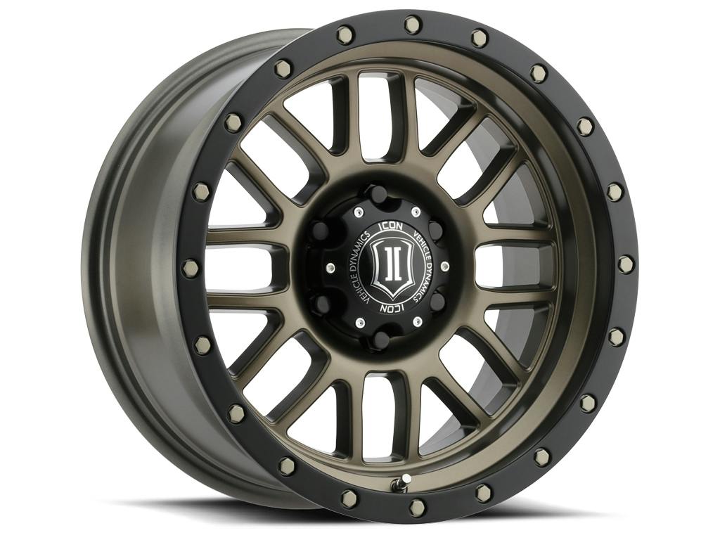 ICON Alloys 1217856350BR ICON ALLOYS ALPHA BRONZE - 17 X 8.5 / 6 X 135 / 6MM / 5" BS