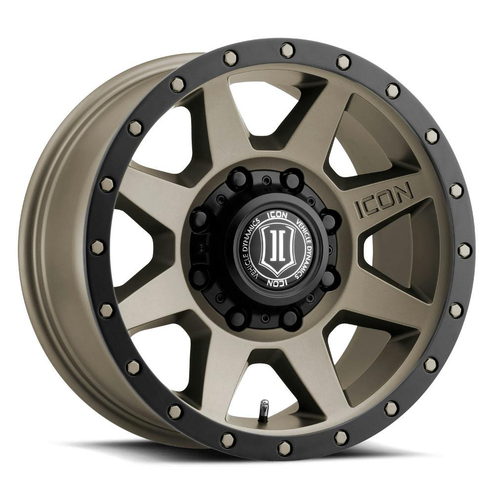 ICON Alloys 1817858052BR ICON ALLOYS REBOUND HD BRONZE - 17 X 8.5 / 8 X 6.5 / 13MM / 5.25" BS