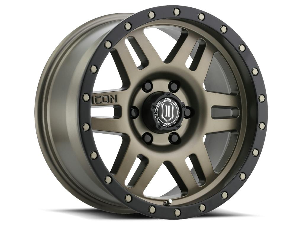ICON Alloys 1417855557BR ICON ALLOYS SIX SPEED BRONZE - 17 X 8.5 / 5 X 150 / 25MM / 5.75" BS