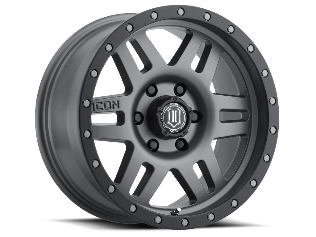 ICON Alloys 1417855557TT ICON ALLOYS SIX SPEED TITANIUM - 17 X 8.5 / 5 X 150 / 25MM / 5.75" BS