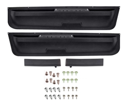 1972 - 1977 Camaro Lower Door Panel Plastic Kit / Map Pockets, LH & RH Kit, Includes Arm Rest and Complete Hardware Set