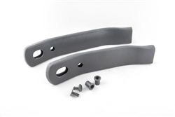 1982 - 1992 Camaro Front GRAY Seat Belt Receiver Sleeve Set, All Models, Pair