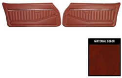 1978 - 1981 Camaro Front Door Panels Set, Standard Interior, Pre-Assembled, Color Options, Pair