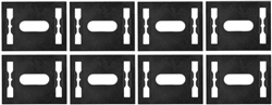 1972 - 1977 Camaro Door Panel Mounting Clip Bracket Set, Large, 8 pieces