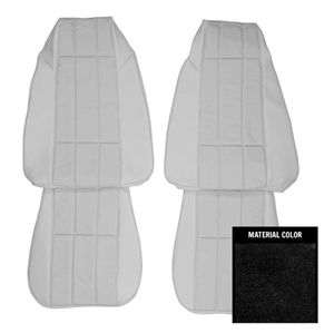 1977 Camaro Front Deluxe Bucket Seat Covers Set, Vinyl with Vinyl Inserts, Color Options