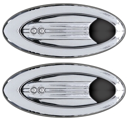 1970 - 1981 Camaro Interior Elliptical Style Custom Chrome Door Handles