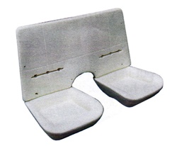 1982 - 1992 Camaro Rear Seat Foam Set, Solid Back