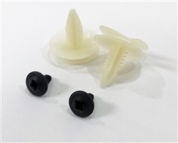 1982 - 1992 Camaro Inner B-Pillar Trim Moldings Hardware Set, Coupe or T-Top