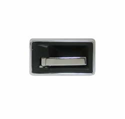 1970 - 1974 Camaro Interior Door Handle Assembly, Chrome with Black Inner, LH
