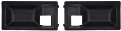 1970 - 1974 Camaro Inner Door Cup Insert Escutcheons for Deluxe Interior Handles, PAIR