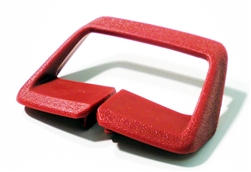 1974 - 1976 Camaro Seat Belt Shoulder Side Guide, RED, Each