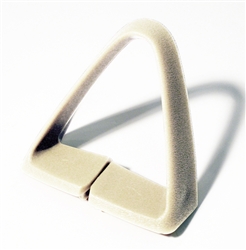 1977 - 1981 Camaro Seat Belt Shoulder Side Guide, Off White