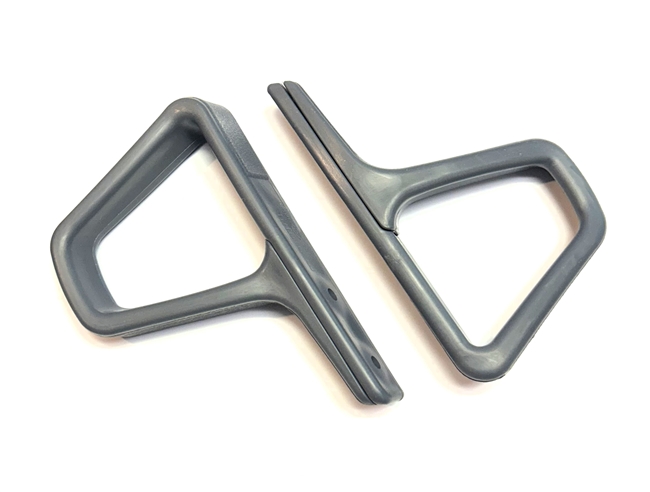 1985 - 1992 Camaro Gray Seat Belt Shoulder Side Guide Set, Pair