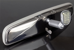 1970 - 1981 Camaro Stainless Steel Interior OE Style Rear View Mirror, with Day / Night Flipper, 10 Inch