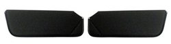 1971 - 1973 Camaro Sunvisors, OE Style Perforated Material, Color Choice Pair