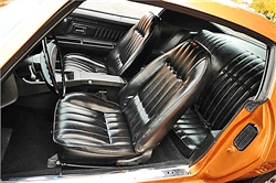 1971 - 1973 Camaro Standard Interior Seat Cover Upholstery Set, Front Buckets & Rear Seat