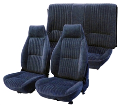 1982 - 1985 Camaro Seat Covers Set, Front and Rear Solid, All Encore Velour