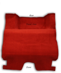 1985 - 1992 Camaro Trunk Hatch Cargo Area Carpet, Molded, Cutpile