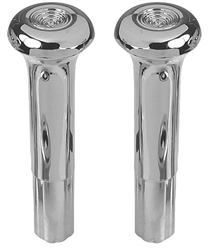 1970 - 1981 Camaro Chrome Door Lock Knobs, OE Style Pair