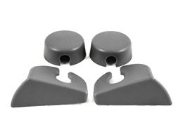 1982 - 1992 Camaro Hatch Strut Shock Cover Trim Kit in Gray, 4 Piece Set