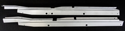 1970 - 1981 Camaro Door Jamb Sill Plate Under Carpet Wiring Harness Guard Cover Protectors Set, Pair LH and RH