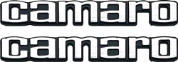 1978 - 1981 Camaro DELUXE Door Panel Emblems, Pair, 20092045