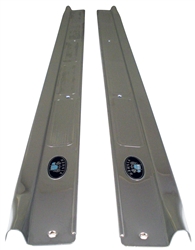 1970 - 1981 Camaro Door Jamb Sill Plates Set, Body by Fisher Original Stick-On Tag, Pair