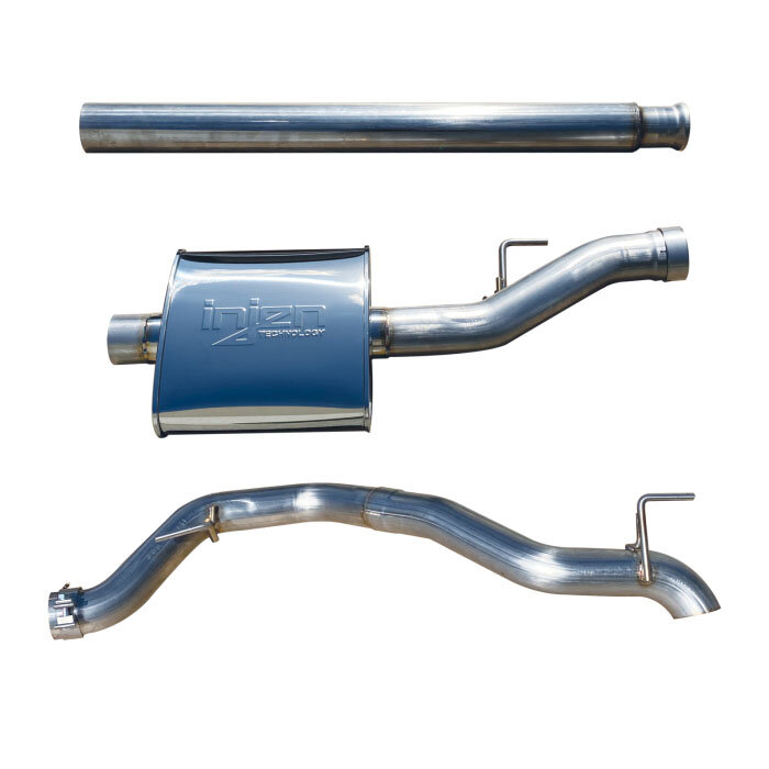 Injen SES5007 Single Exit High Tuck Exhaust Systemfor 20-26 Jeep Gladiator JT with 3.6L
