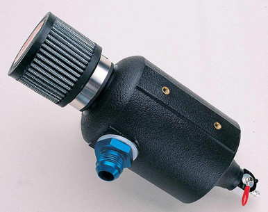 JAZ Black Breather Tank w/-12an Fitting 605-225-01