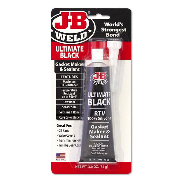 ULITMATE BLACK SILICONE GASKET MAKER AND SEALANT - 3 OZ.