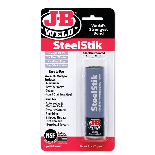 SteelStIk Reinforced Epoxy Putty Stick - 2 oz.