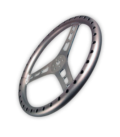 Joes 13in Dished Steering Wheel Aluminum 13513-A