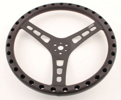 Joes 14in Dished Steering Wheel Black 13514-B