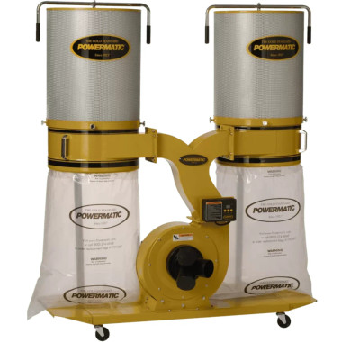 Powermatic 1792072K PM1900TX-CK1 Dust Collector, 3HP 1PH 230V, 2-Micron Canister Kit