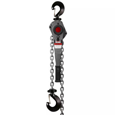 JET Tools 376901 JLH-300-10PSH, JLH Series 3 Ton Lever Hoist, 10' Lift with Overload Protection & Shipyard Hooks