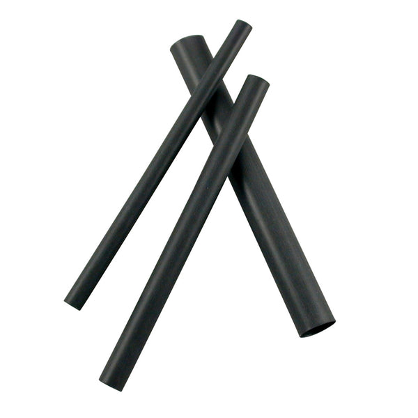 1/4" I.D. Black Heat Shrink Tubing (6) 4" Pcs